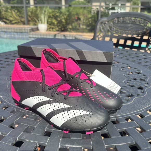 Adidas Predator Accuracy.3 FG Kid's Soccer Cleats Shoes Black GW4609 - Picture 12 of 15